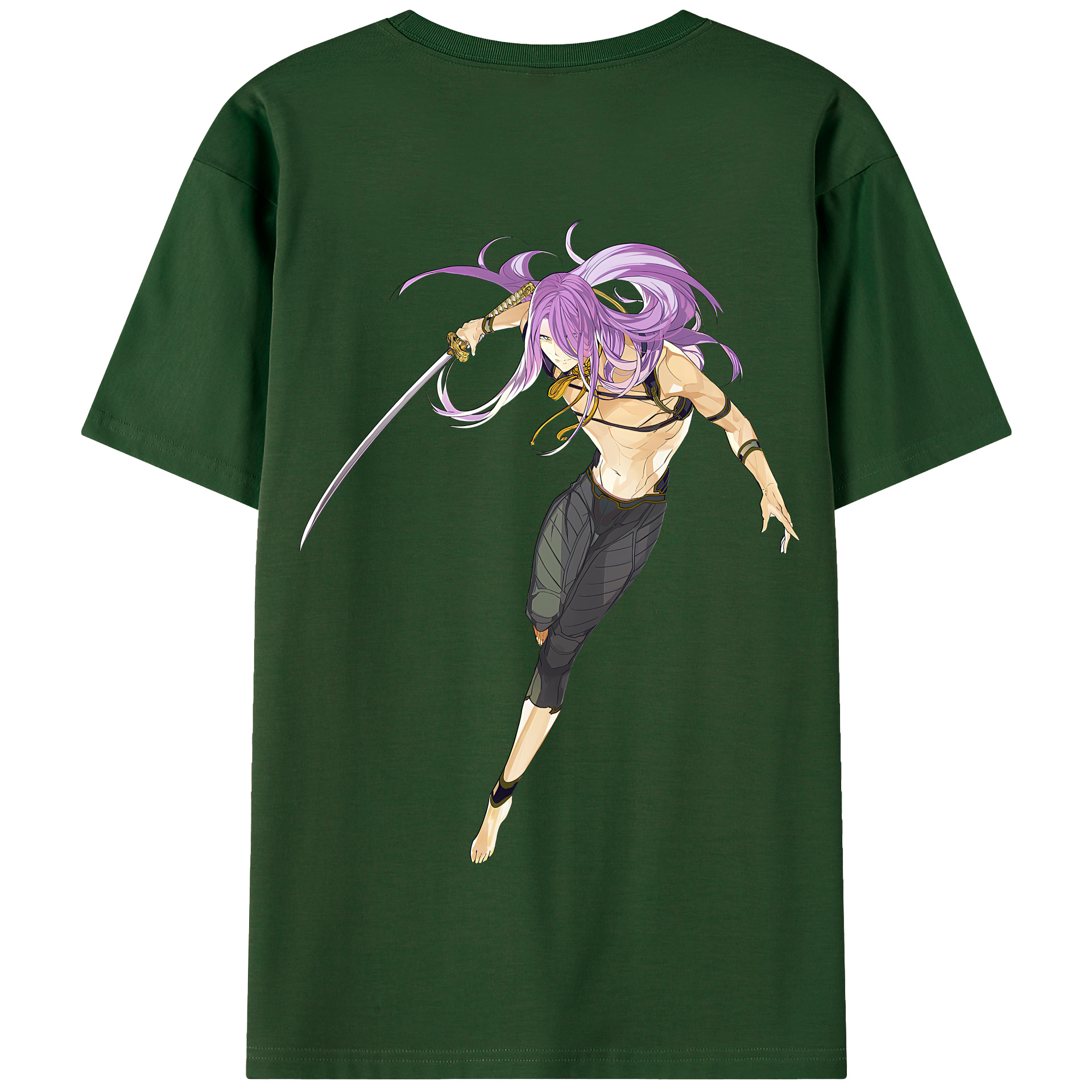 （画像用） 刀剣乱舞 Touken Ranbu 綿100％半袖Tシャツ（背面プリント）